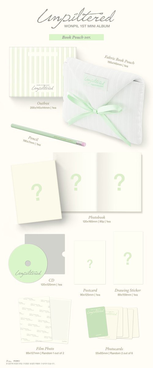 CBmarukoCHAN_'s tweet photo. [🇲🇾MYGO/HELPRT] 원필(WONPIL) 1st Mini Album <Unpiltered>

BOOK POUCH BATCH 2
**order will proceed and collected once exceed 25 pcs or more^^

Book Pouch - RM65ea

‼️price exclude local postage (JNT) only~ 

DM 💌

#pasarday6 #The_DECADE #DAY6inKL #DAY6InMY @pasarmalamDAY6 wonpil https://t.co/Gvp6XJt5F0