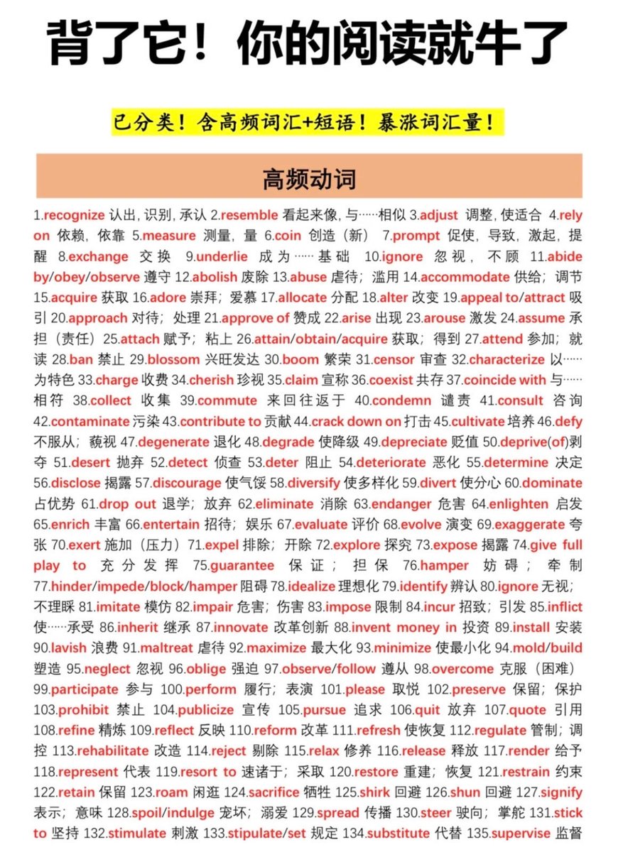 英语分享&雅思备考 tweet media