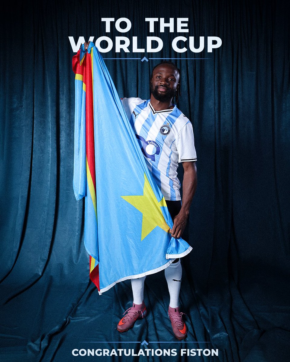 The World Cup calls…  Fiston responds. 🏆🇨🇩

#Pyramids | #ملوك_الكرة