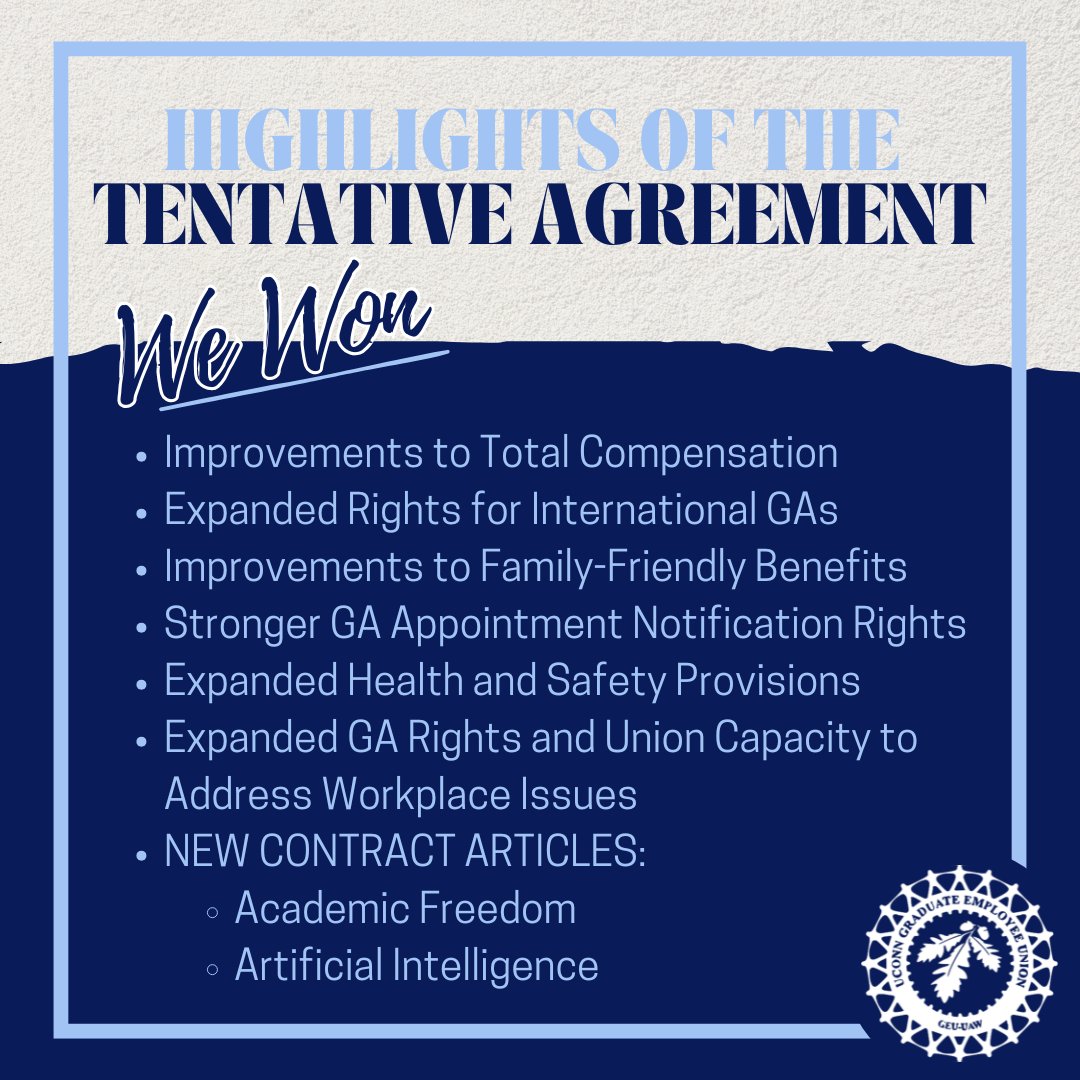 UConn GEU-UAW 6950 tweet media