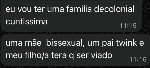 Não vai ser chá revelação