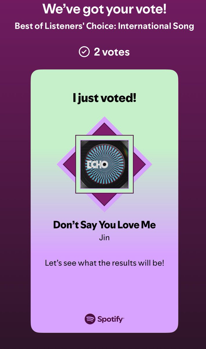 JIN’s POLL tweet media