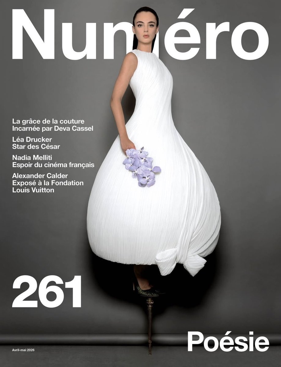 Deva Cassel en Dior Haute Couture
 Numéro Magazine
Mayo 2026