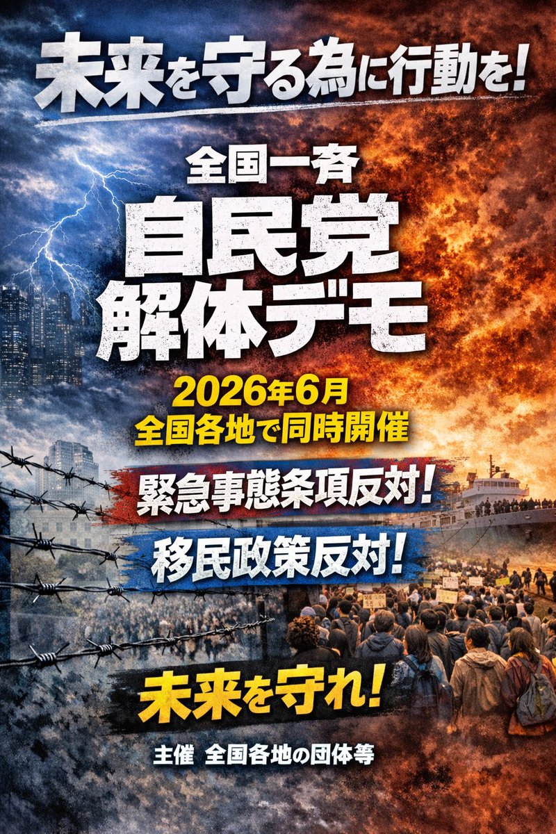 新・売國奴粉砕【志護会総本部】 tweet media