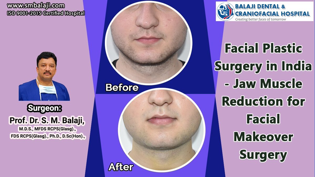 balajidental's tweet image. Jaw Muscle Reduction for Facial Makeover Surgery 
#FacialPlasticSurgery #JawReduction #JawMuscleReduction #MasseterReduction #FacialMakeover #FacialContouring #JawlineSurgery