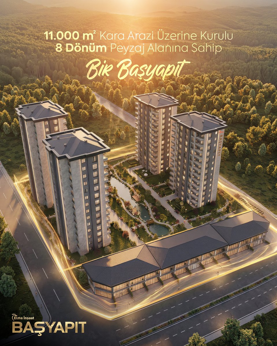 Şehrin içinde doğayla iç içe bir yaşam 🌿
Geniş peyzaj alanı ve modern mimarisiyle Başyapıt sizi bekliyor.

#Elmaİnşaat #Başyapıt