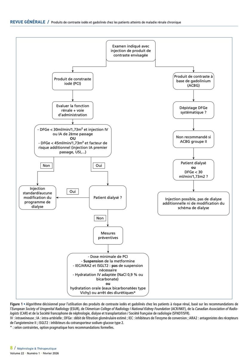 nephrotopo's tweet photo. 💥 Produit de contraste et Maladie Rénale 🆕 #2026
#nephrotopo

Algorithme décisionnel pour l’utilisation des produits de contraste iodés et gadolinés chez les patients à risque rénal

👉 https://t.co/fwRsZvfIzX https://t.co/IyGdz2HsbC