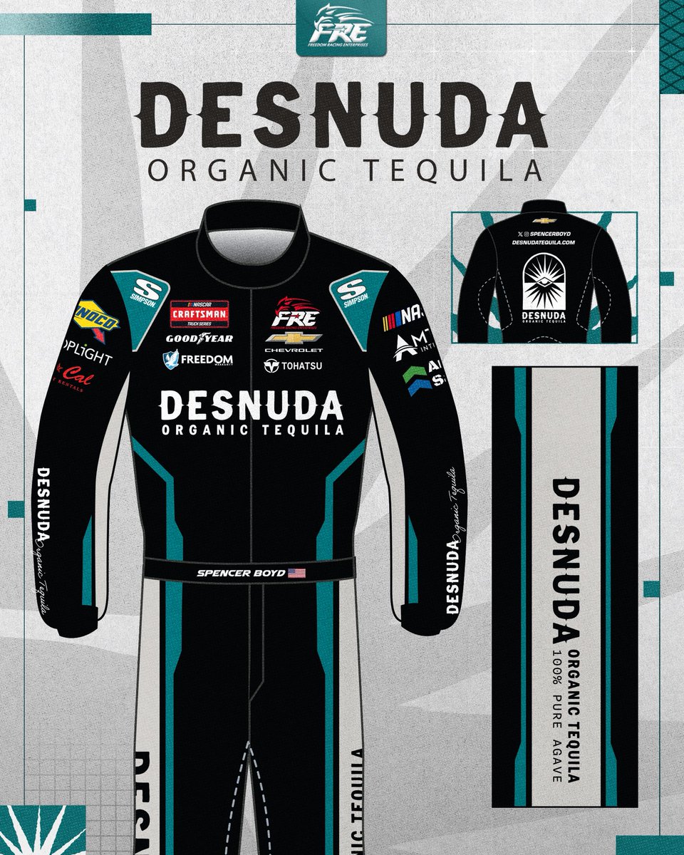 FreedomRacing76's tweet photo. New threads 🧵
@SpencerBoyd will be driven by spirit wearing this suit!!
@DesnudaTequila X @SimpsonRacing https://t.co/UTK6RAYL6n
