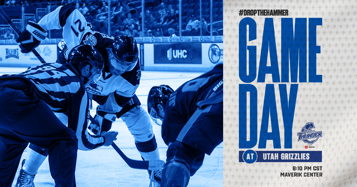 Wichita_Thunder's tweet photo. No jokes here 🔥

🆚 @UtahGrizzlies 
⏰ 8:10 p.m.
📺 https://t.co/VAAIqCcwBt
🎙️ https://t.co/Fl16uhTjhh https://t.co/QA209EKhiM