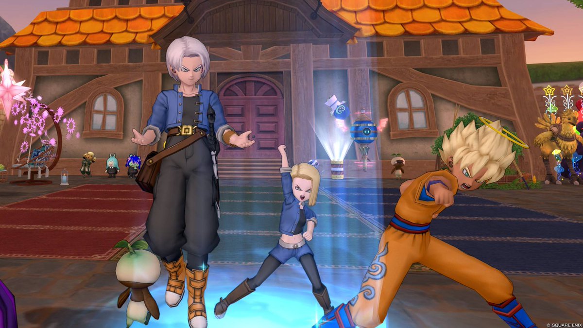 rosesanff14's tweet photo. ドラゴンボールコスでSSとったよ
#ドラクエ１０ https://t.co/yvBQhNId8y