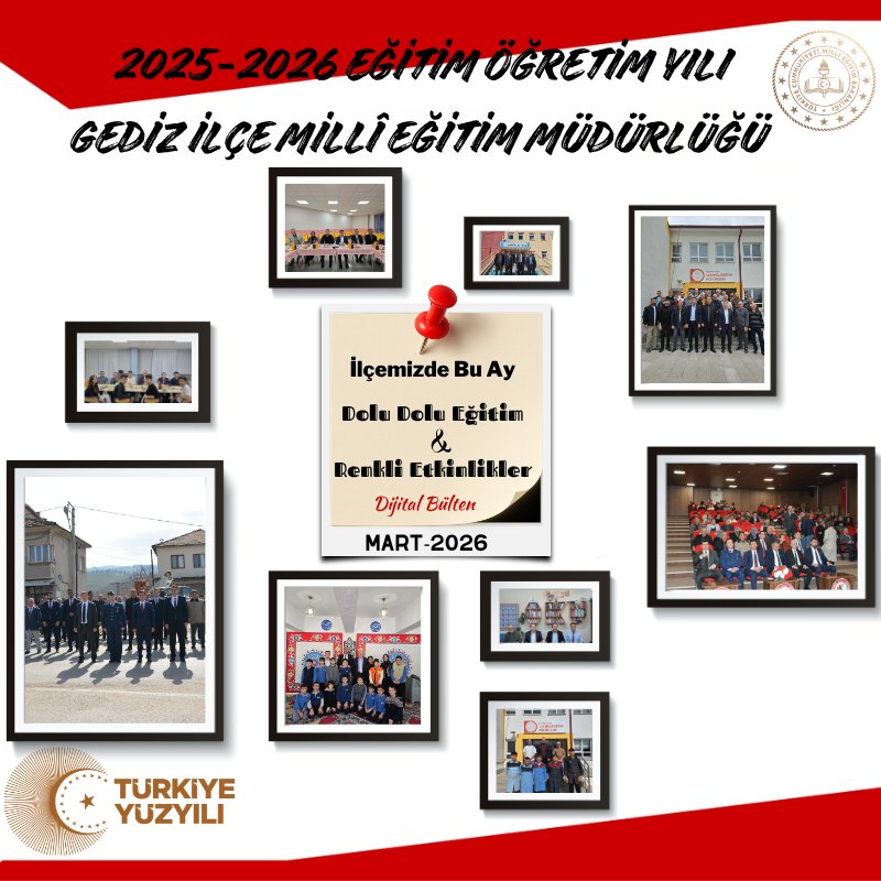 Gediz İlçe Millî Eğitim Müdürlüğü tweet media
