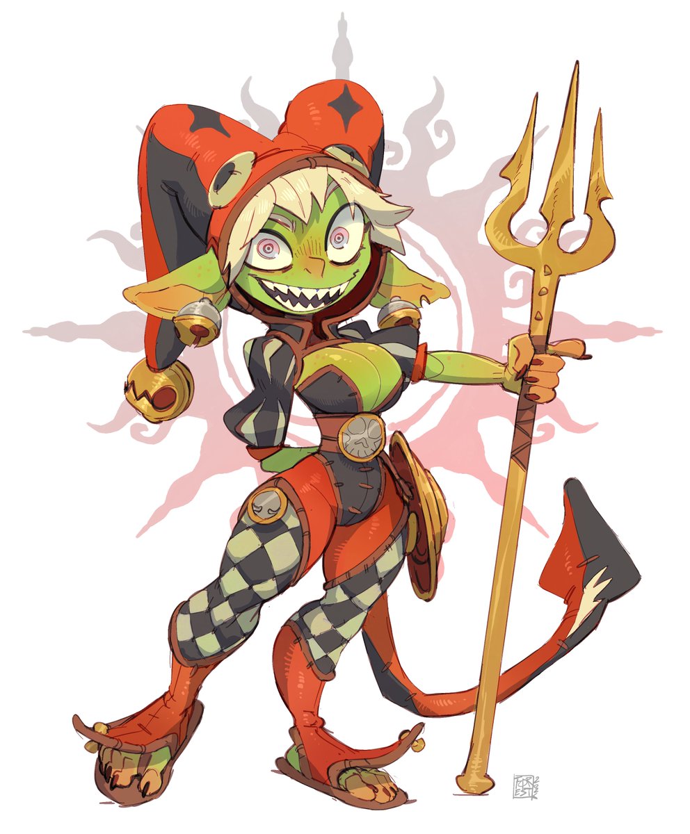 Devil jester goblin 

this character is an adoptable, info below
