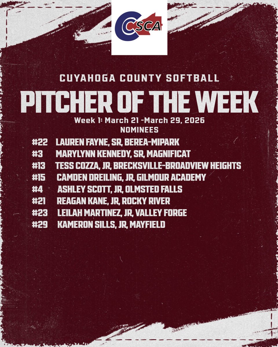 Cuyahoga County Softball tweet media