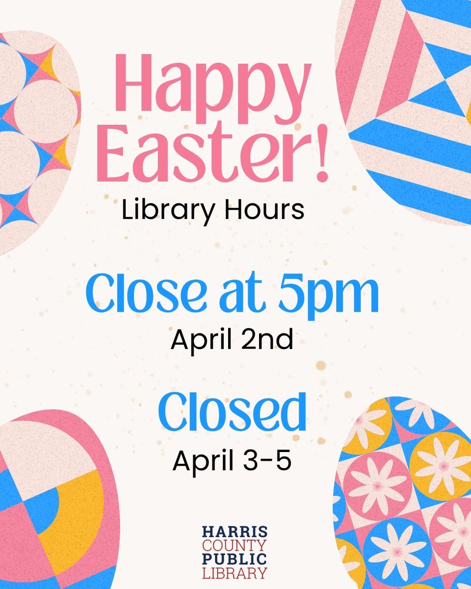 Harris County Public Library tweet media