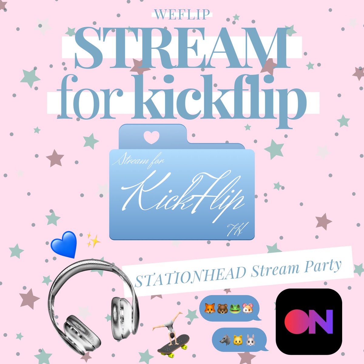 Stream For KickFlip TH 🎵💙🎧 tweet media