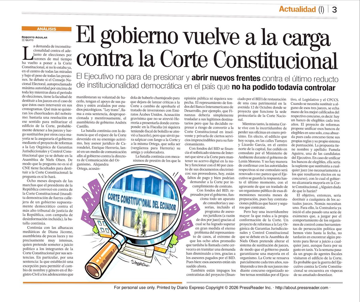 Cuando una Corte creada para proteger derechos tiene que invertir sus esfuerzos en defenderse a sí misma, perdemos todos. 
Van por la garantía última de nuestros derechos. 
¿Lo permitiremos?