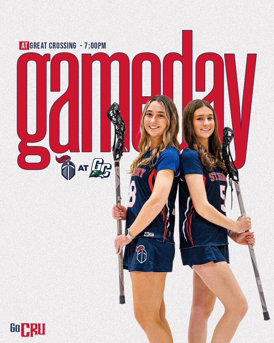 StHenrySports's tweet photo. 🥍 It’s Gameday‼️ The Crusaders bead to Georgetown to face off with the Great Crossing WarHawks! First Face-Off at 7PM. Let’s Go CRU‼️

🆚 Great Crossing WarHawks
📍 at Great Crossing
⏰ 7PM

#LetsGoCRU https://t.co/0CoqbMcGOI