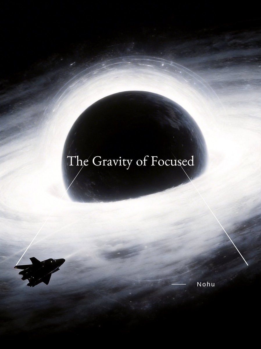 The Gravity of Focused

A common misconception in time management is treating efficiency problems as time problems. 

Time can be evenly divided, but progress does not emerge evenly.

This misconception arises easily because time is visible, while goals are abstract. 
Scheduling