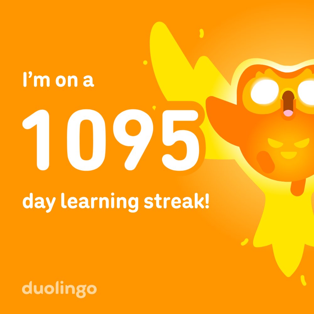 Learn a language with me for free! Duolingo is fun, and proven to work. Here’s my invite link: invite.duolingo.com/BDHTZTB5CWWKST…