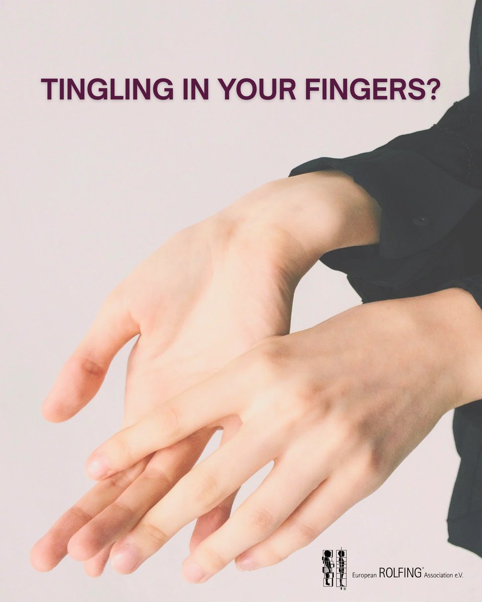 Tingling fingers or numb hands? Symptoms linked to carpal tunnel syndrome and median nerve pathway often relate to wider tension patterns in the whole body. Find a Rolfer®: rolfing.org/find-rolfer 
#Rolfing #Fascia #CarpalTunnel #Bodywork