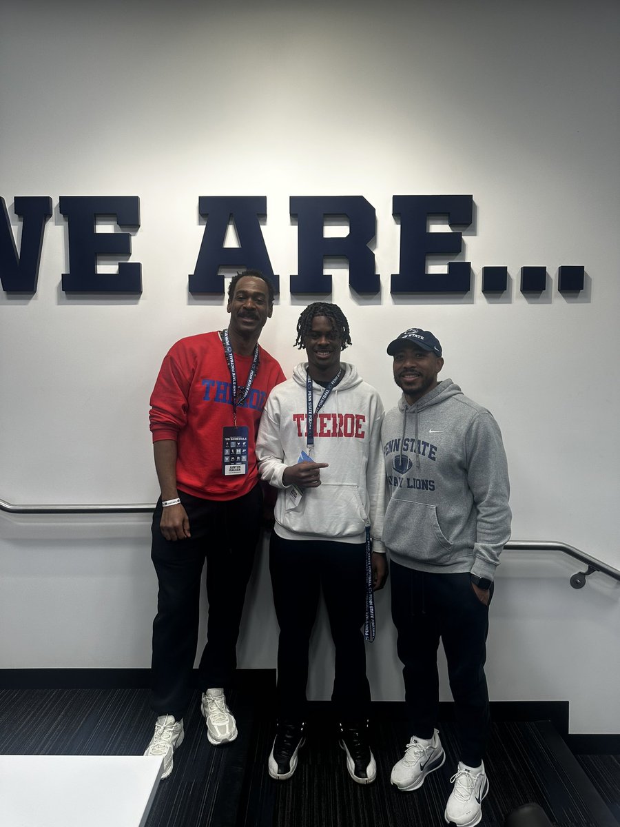 brienwalker14's tweet photo. Thank you @PennStateFball for the visit @KashifMoore @TrentSlattenow @RoeFootball_ @CTC4CHANGE https://t.co/JNc8sxSsDl