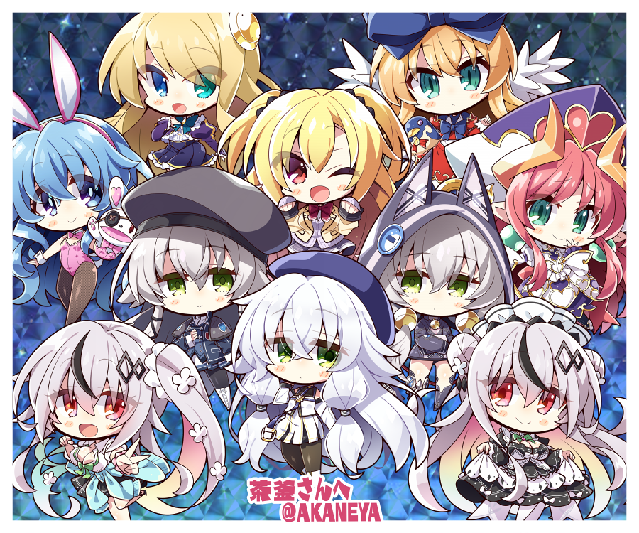 tyagama2nd2's tweet photo. 茜屋様(@akaneya)にコミッションで描いていただいた作品まとめ(*ﾉωﾉ)

閃の軌跡、界の軌跡、Z/X(ゼクス)、神羅万象
リドルジョーカー(エロゲ)、デート・ア・ライブ
異世界はスマートフォンとともに。

だいぶ賑やかになってきた…( ˘ω˘ ) https://t.co/982Qtf4mtC