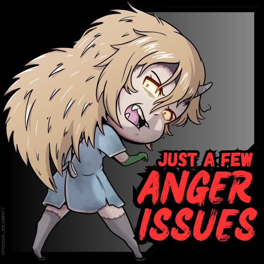 FossilJockMatt's tweet photo. I made another batch of OC stickers!

- Four, the tragic main character from my story "Fourth Chimera."
-Orkestra, the Brain Dead Bard, from my #BG3 livestreams
-Aino, a yellow oni and a new OC I just finalized 
-Steak-Chan... she's a steak.

#mixtengenetics #originalcharacters https://t.co/23iZicbKTy