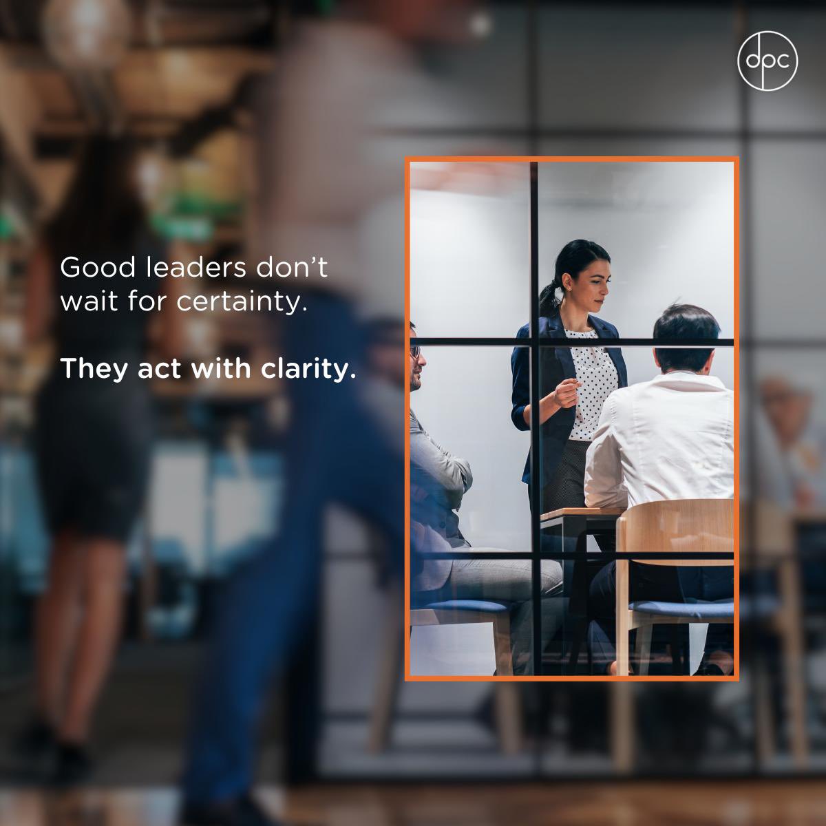 drewpovey's tweet image. Clarity beats certainty.
Leaders rarely get the full picture… but they still have to decide.
Not with perfect information - but with clear intent.
#Leadership #DecisionMaking