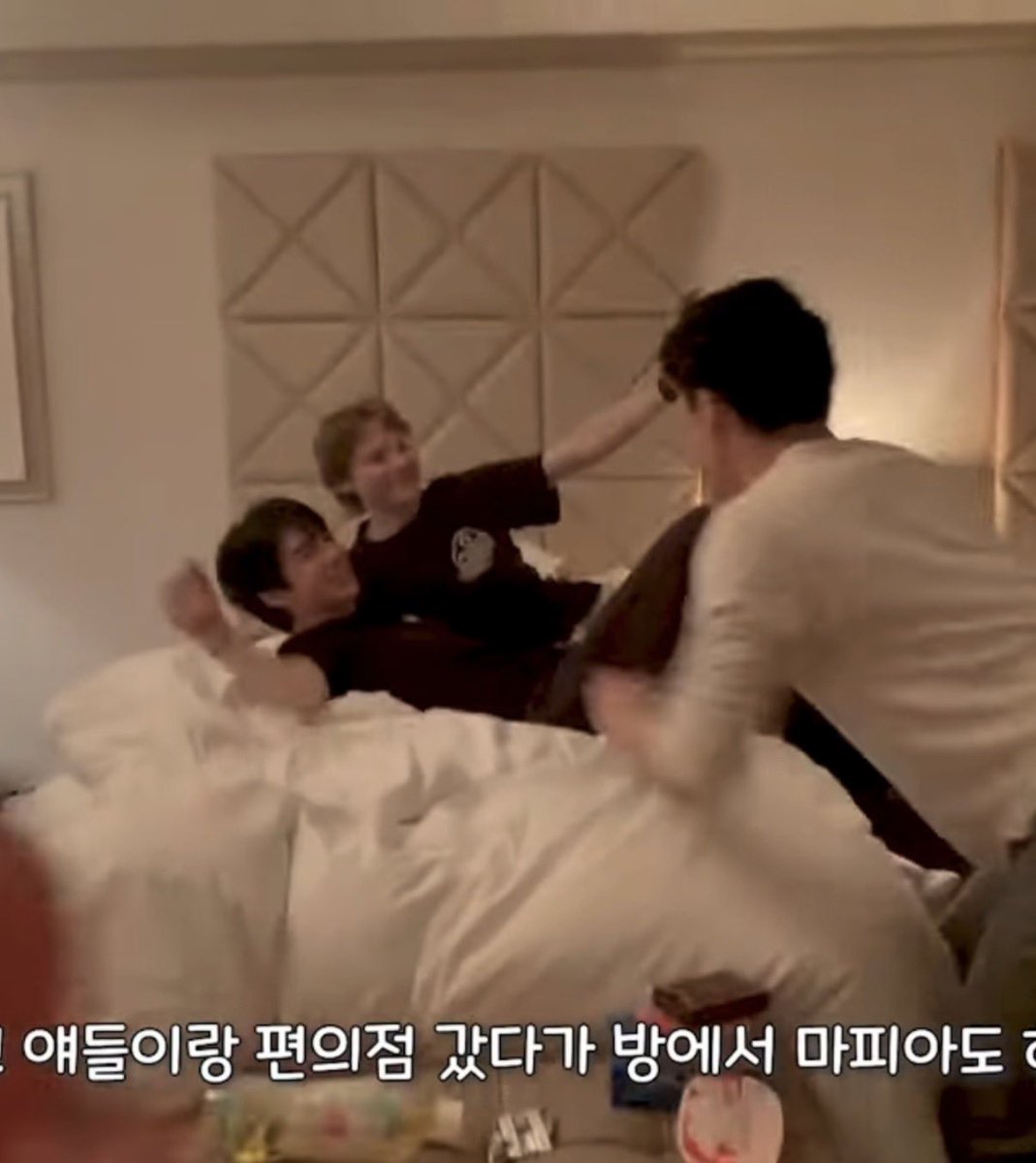 they were suspiciously close on that bed