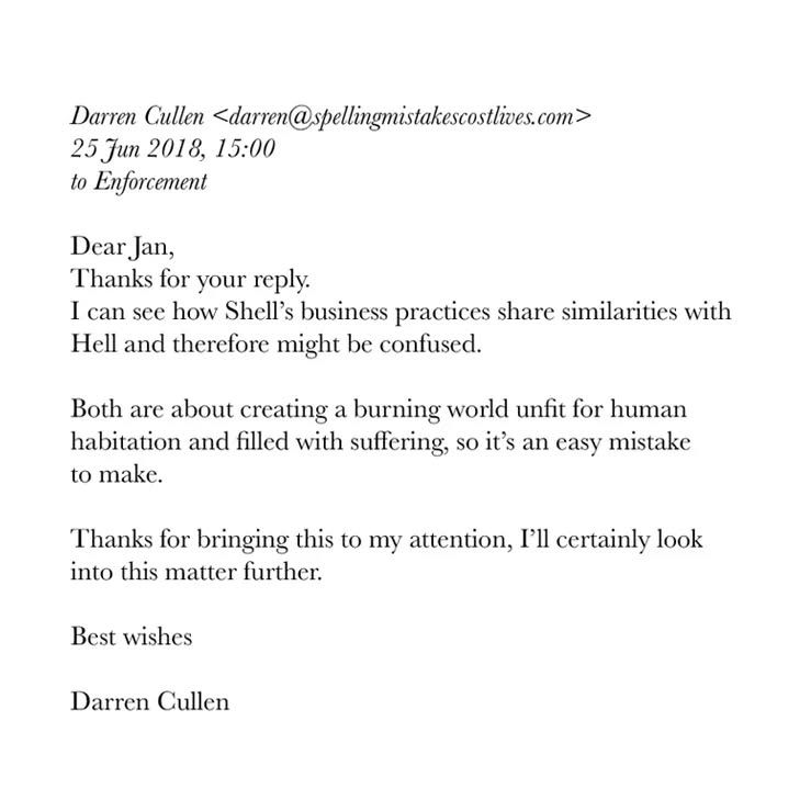 Spelling Mistakes Cost Lives tweet media