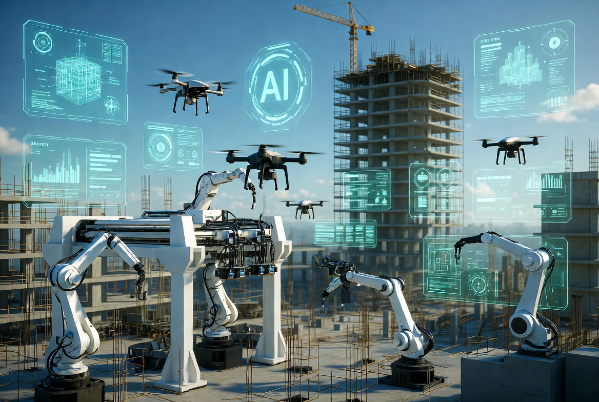 AtulFutureTech's tweet photo. From dust &amp; delay… to precision &amp; progress.
Left: Traditional construction — labor-heavy and fragmented.
Right: AI-orchestrated. Robotics-executed. BIM-coordinated. 3D-printed.
#ConTech #FutureOfConstruction #AIinConstruction #IndiaInfra https://t.co/mzz0lRyaYe