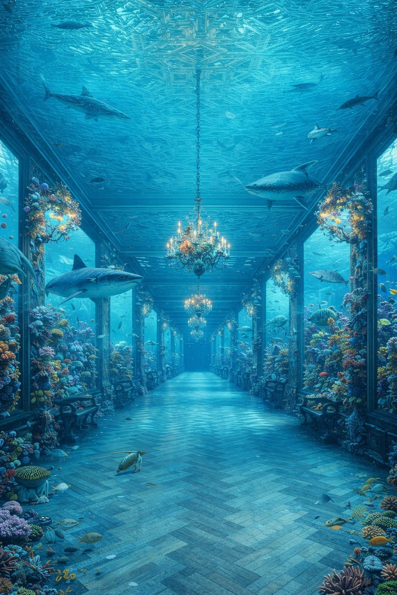 CFontainebleau's tweet image. 🔵 𝗙𝗼𝗻𝘁𝗮𝗶𝗻𝗲𝗯𝗹𝗲𝗮𝘂 𝘀𝗼𝘂𝘀 𝗹𝗲𝘀 𝗺𝗲𝗿𝘀…  🌊
Le Château de #Fontainebleau a décidé de partir explorer les profondeurs ! Vous aimez ? 🐋

À l’occasion du 1er avril, les galeries et pièces emblématiques semblent avoir glissé dans un autre monde… #1erAvril