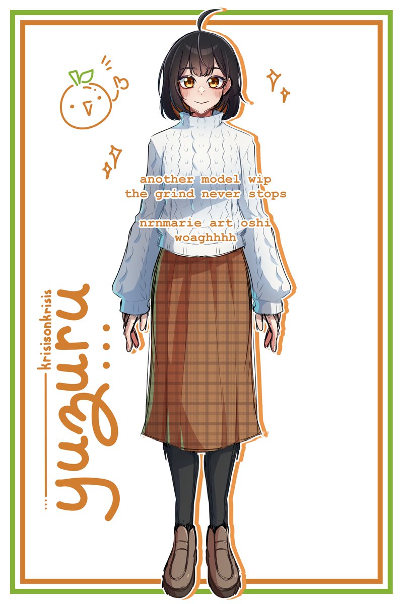 got another model locked and loaded for my next fan project :D (vtuber is @/nrnmarie)