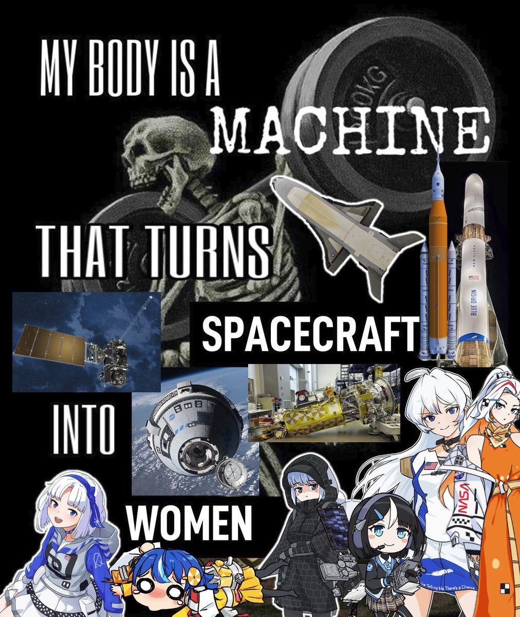 Hit tweet follow me for more spacecraft women!!