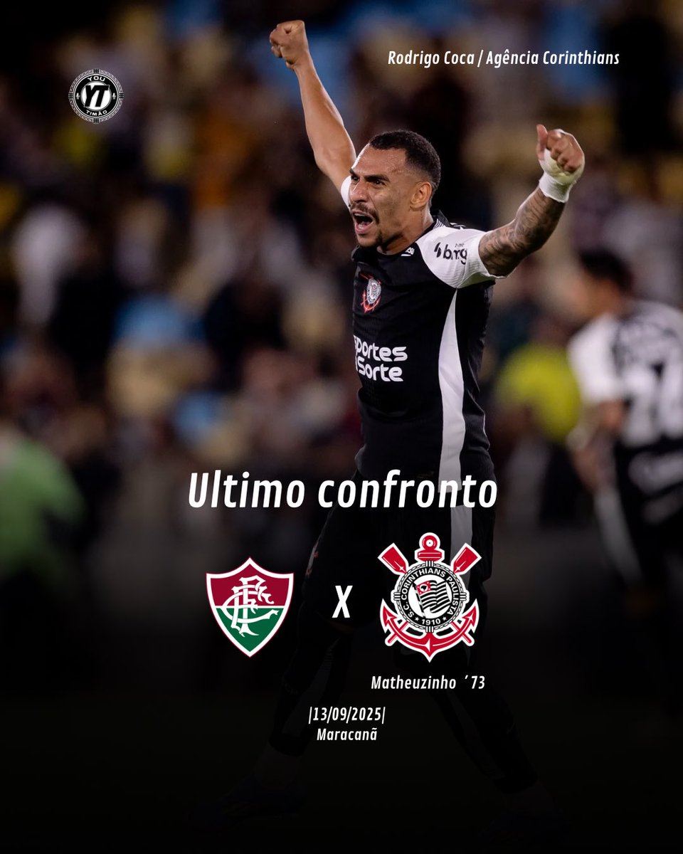 YouTimao1910's tweet photo. Relembrando o último confronto entre Fluminense x Corinthians.

No encontro mais recente, deu Corinthians com gol de Matheuzinho, que fez o Timão vencer por 1 a 0

Hoje, (01/04) as equipes se enfrentam novamente válido pela 9ª rodada do Brasileirão 

📸: Rodrigo Coca/ Ag COR https://t.co/4MIRk09aYn