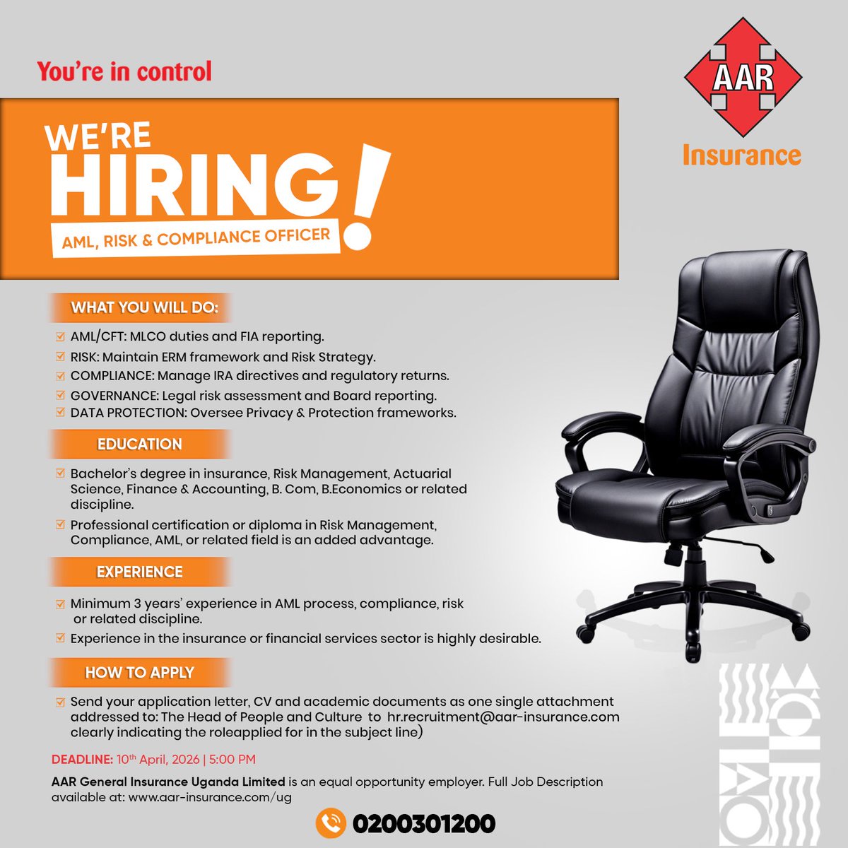 AAR General Insurance Uganda tweet media