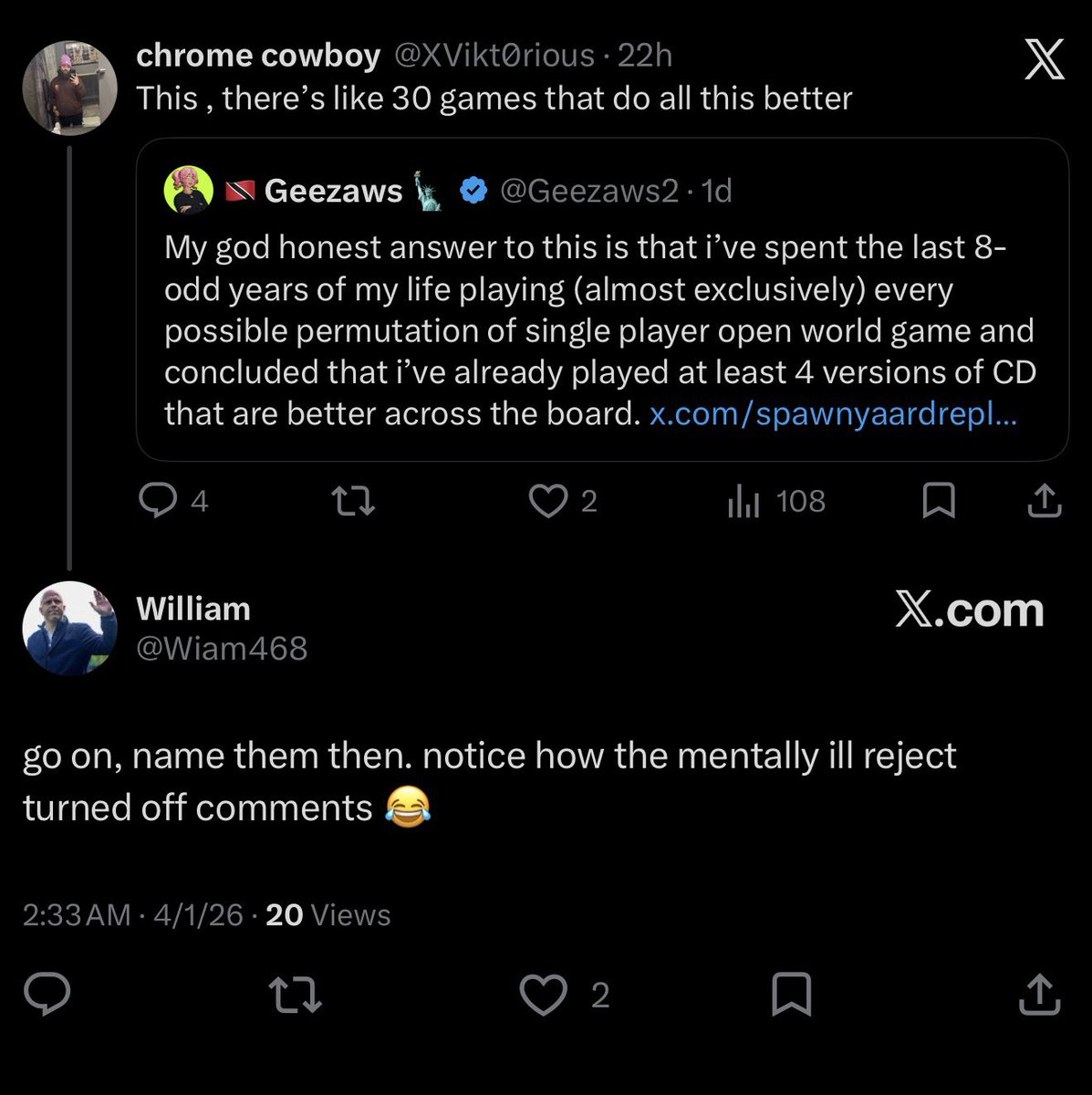 chrome cowboy tweet media