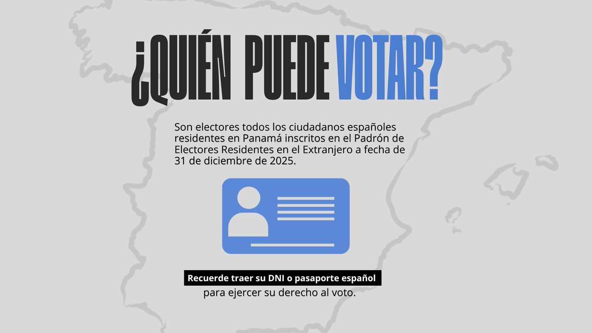 Embajada de España en Panamá tweet media