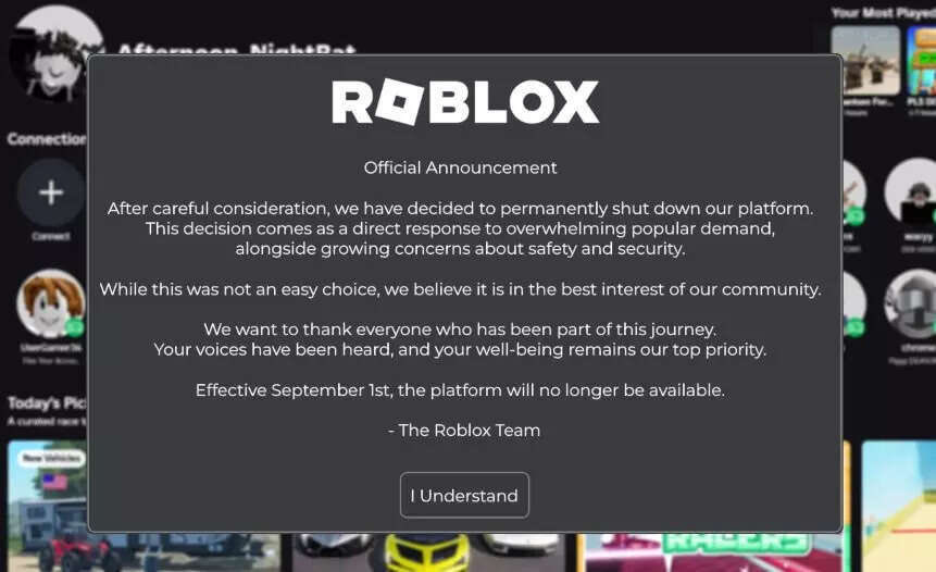 Roblox Notifier 🔔 tweet media