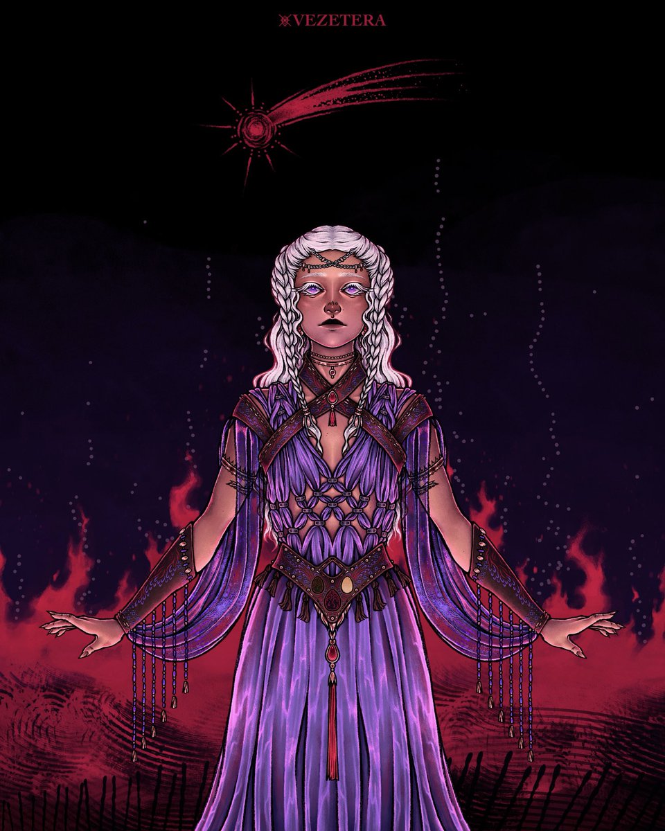 vezetera's tweet photo. She was the blood of the dragon, and the fire was in her. — Daenerys X, AGOT

#asoiaf #asoiafart #fanart #daenerystargaryen #gameofthrones #art https://t.co/drD3DZcsOb