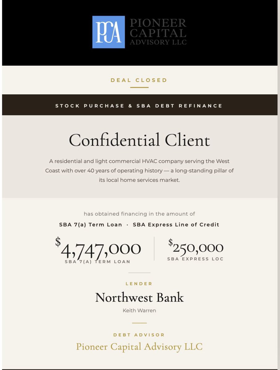 Matthias Smith, CEO - Pioneer Capital Advisory LLC tweet media