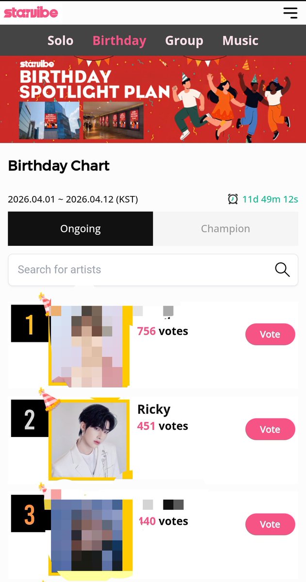 RICKY VOTING tweet media