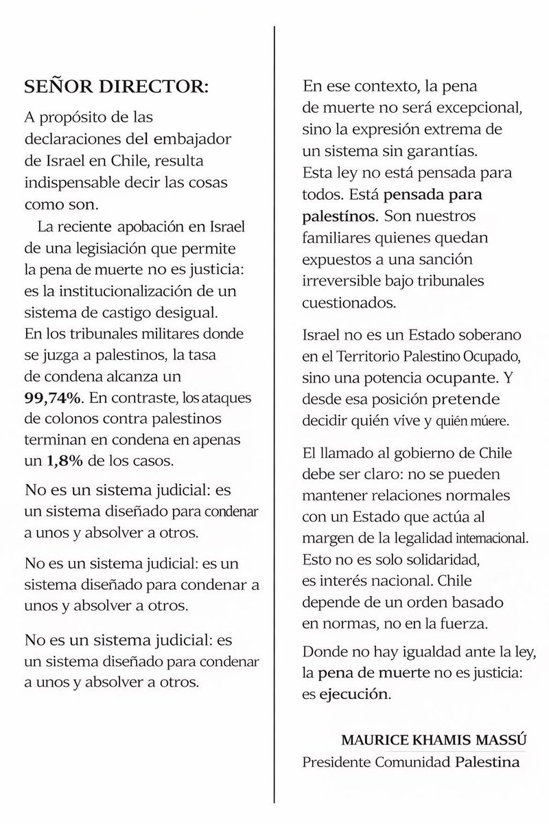Comunidad Palestina de Chile tweet media