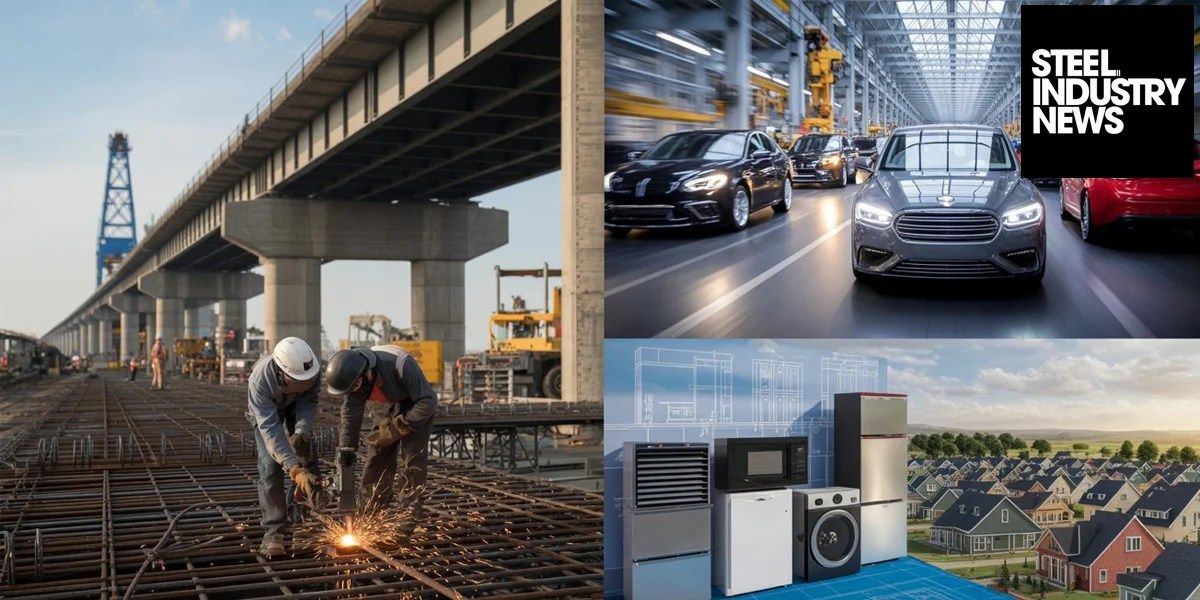 steel_news's tweet image. What You Should Know: Steel Demand for Second Half 2026 
steelindustry.news/what-you-shoul…

#Steel #SteelNews #SteelIndustry #SteelIndustryNews #Metal #Metals #Economy #Aluminum #Steelmaking #MetalNews #Pricing #Decarbonization