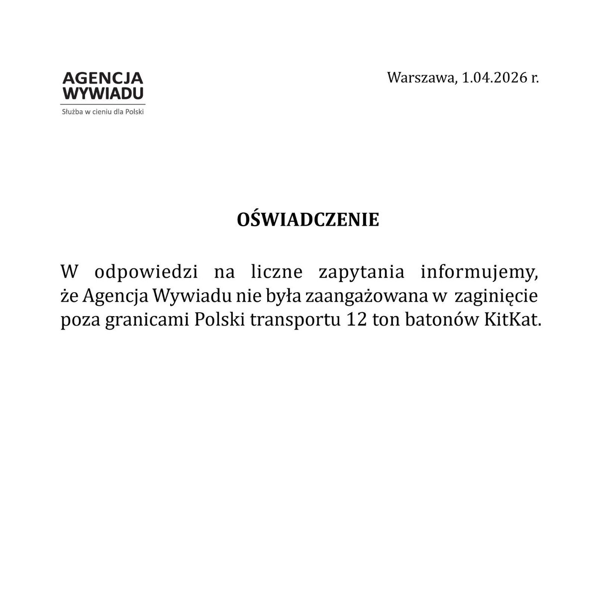Agencja Wywiadu tweet media