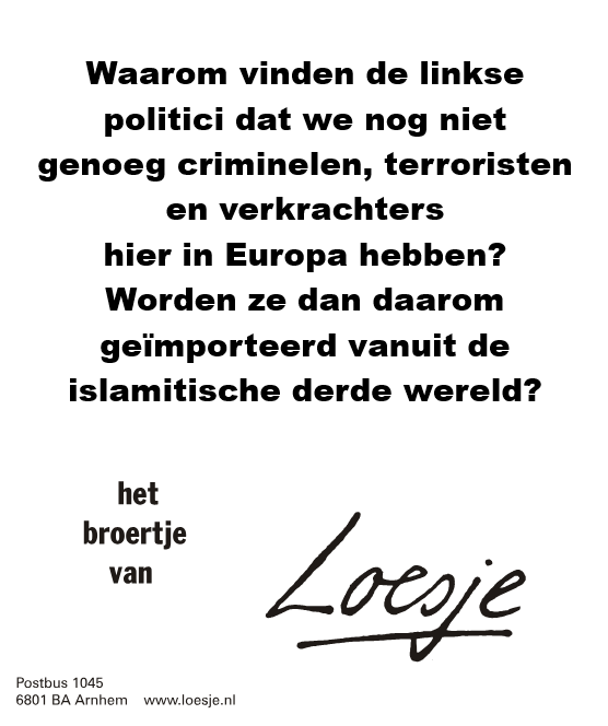 CorSan18's tweet photo. @MeijertjeTanja @MinisterAenM @geertwilderspvv https://t.co/sFiH37h1ho
