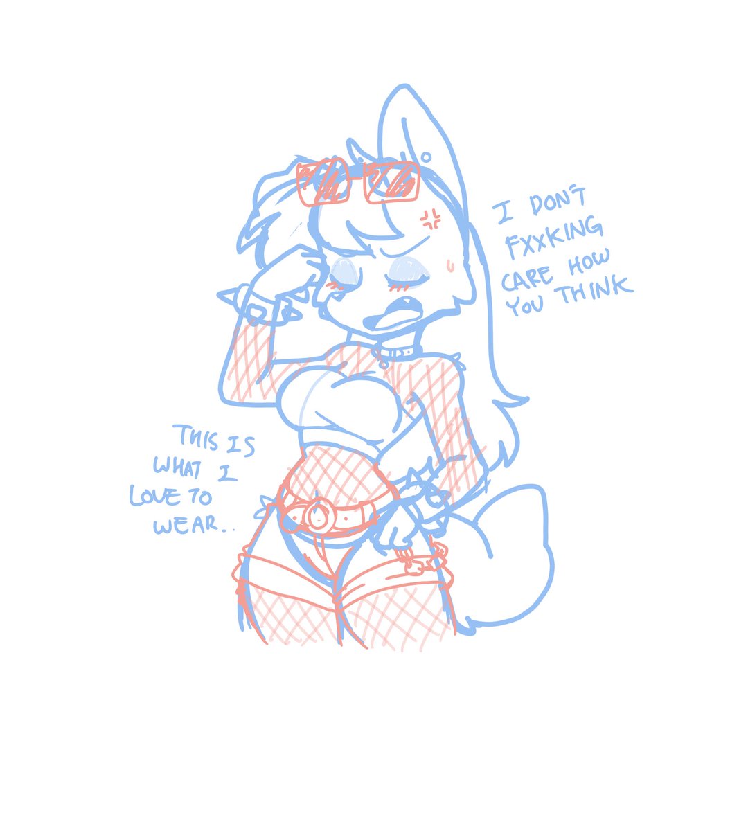 Nicky wolf (commission closed) tweet media