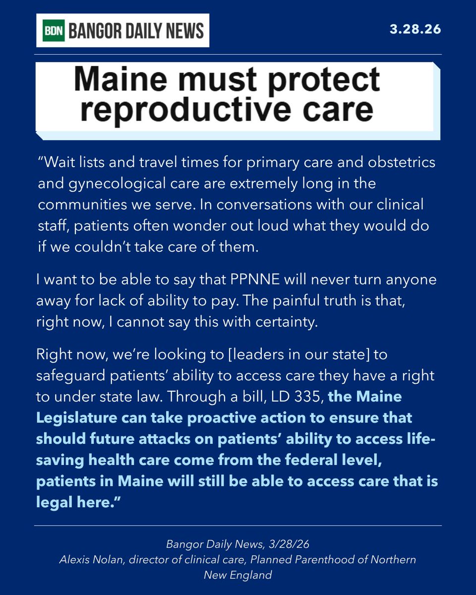 Planned Parenthood Maine Action Fund tweet media
