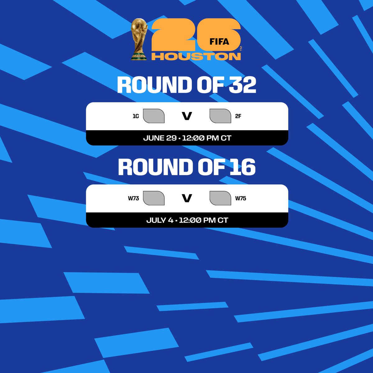 The wait is over.
 
H-Town, meet your final lineup for the #FIFAWorldCup ⚽️🤘