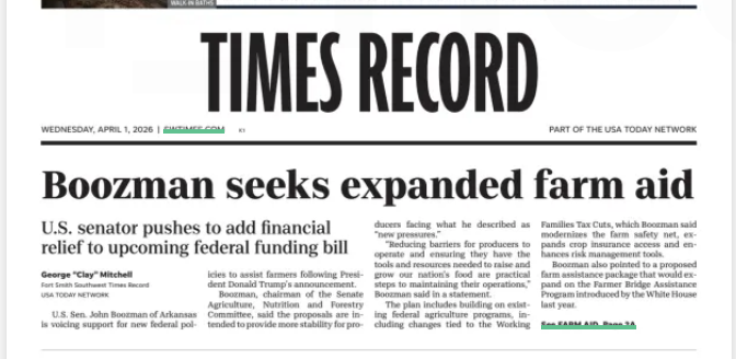 Senator John Boozman tweet media